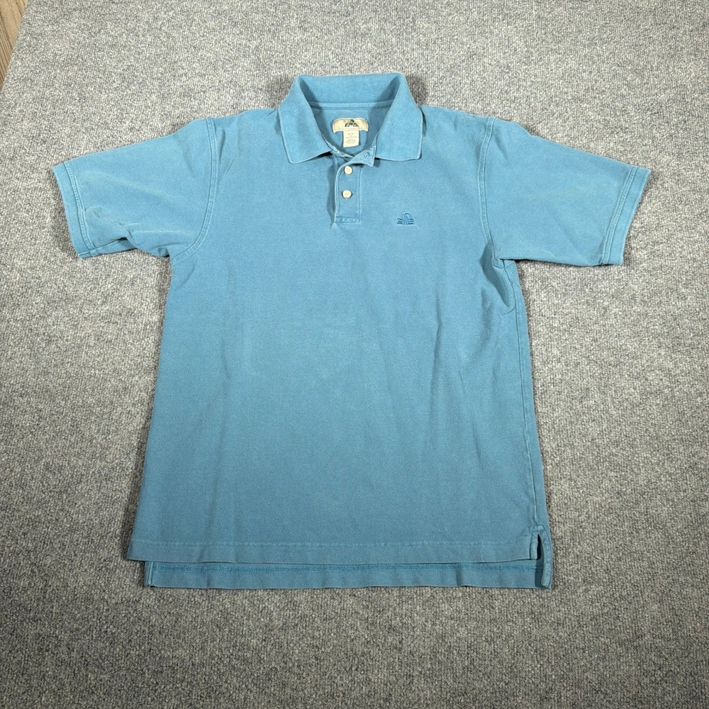 VIntage Eastern Mountain Sports‎ Mens M Blue EMS Short Sleeve Cotton